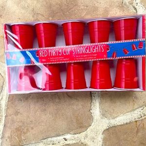 Red Party Cup String Lights